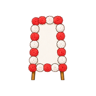 入学式の花飾りのイラスト