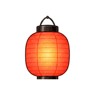 夏祭りのちょうちんのイラスト