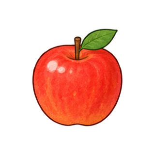 りんごのイラスト