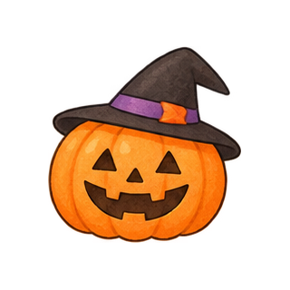 ハロウィンのかぼちゃのイラスト