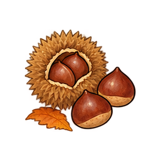 栗のイラスト