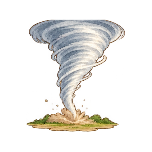 竜巻のイラスト