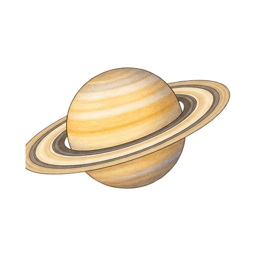 土星のイラスト