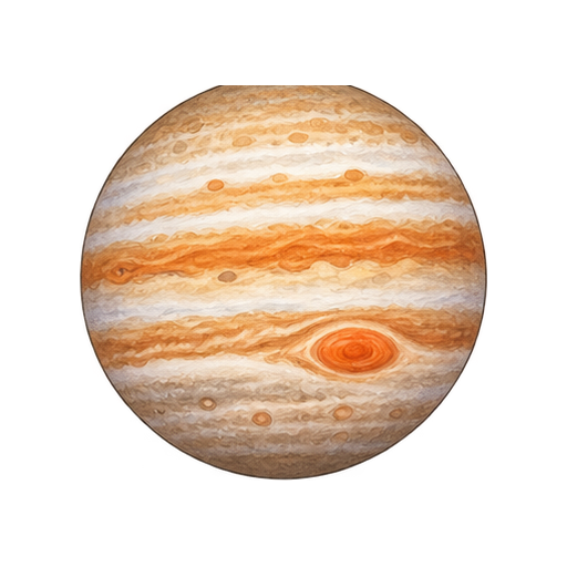 木星のイラスト