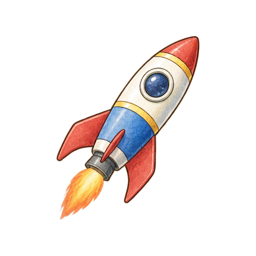 ロケットのイラスト