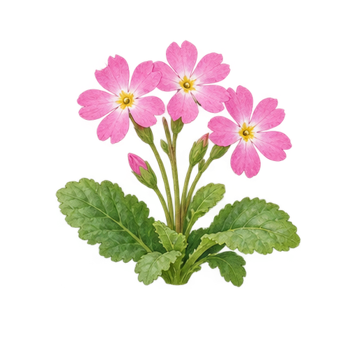 サクラソウのイラスト