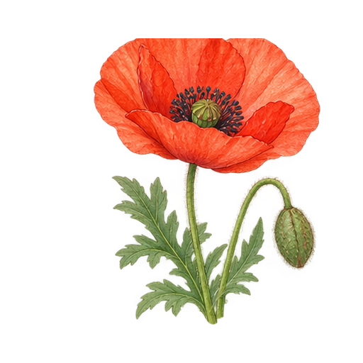 ポピーのイラスト