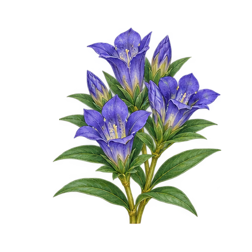 リンドウのイラスト