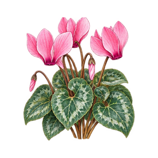 シクラメンのイラスト