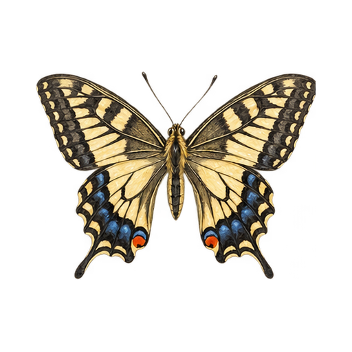 アゲハチョウのイラスト