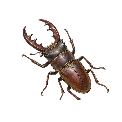 クワガタのイラスト