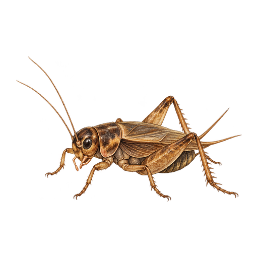 コオロギのイラスト