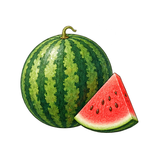 スイカのイラスト