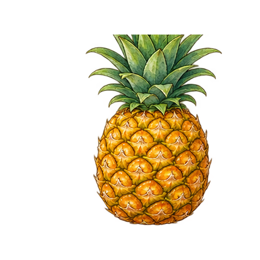 パイナップルのイラスト