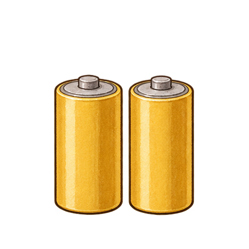 乾電池のイラスト