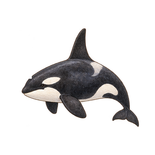 シャチのイラスト