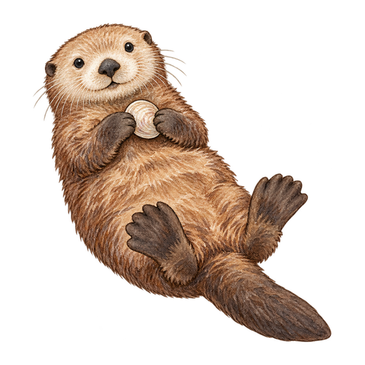 ラッコのイラスト