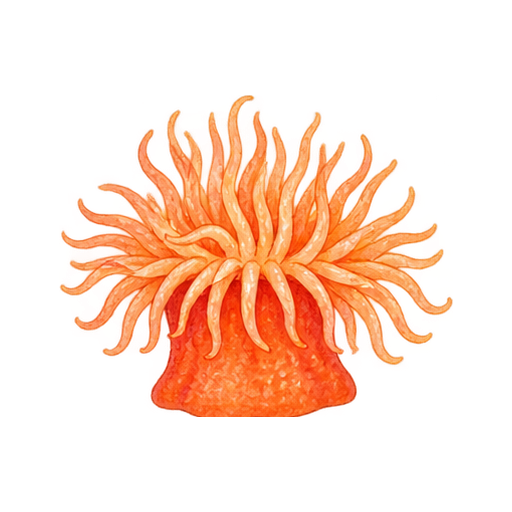 イソギンチャクのイラスト