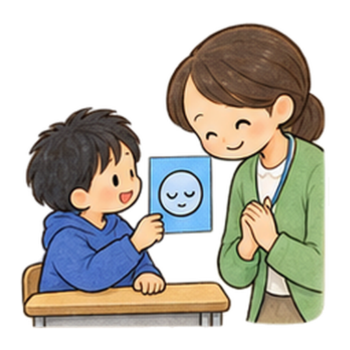 疲れたことをカードで伝えるのイラスト