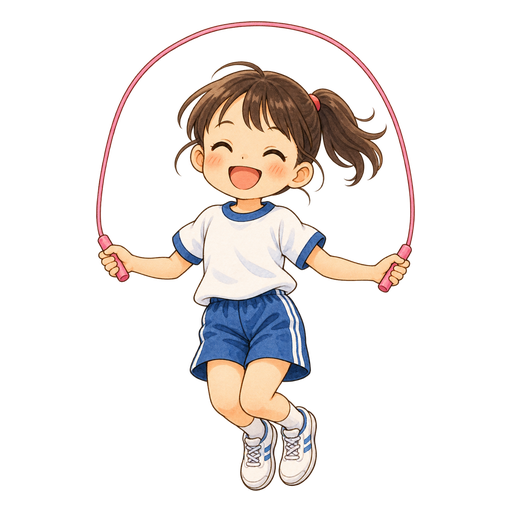 なわとびのイラスト