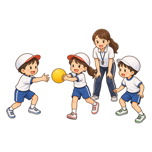 体育の授業のイラスト