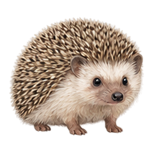 ハリネズミのイラスト