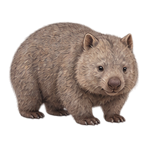 ウォンバットのイラスト