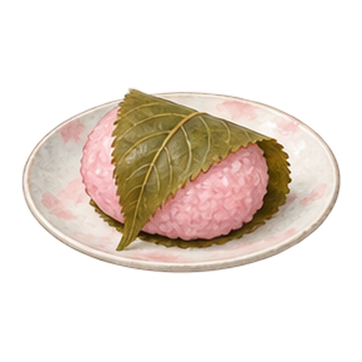 桜餅のイラスト