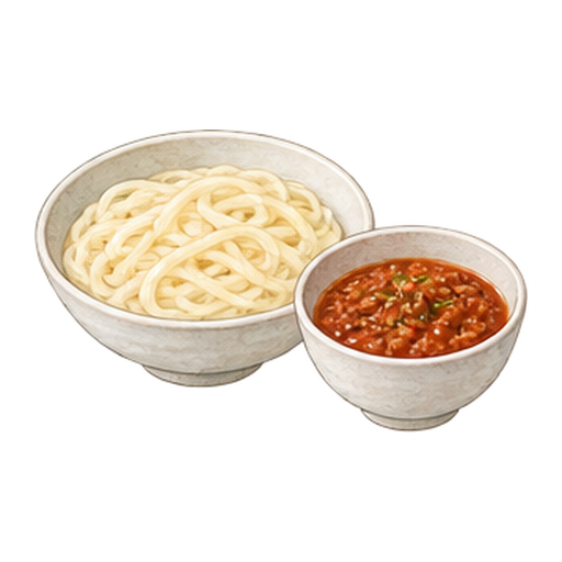 ソフト麺のイラスト