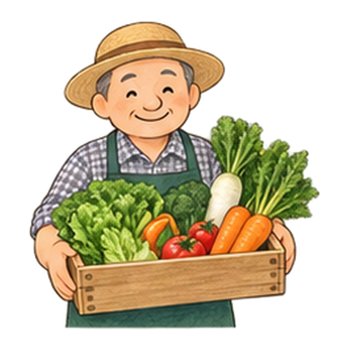 八百屋さんのイラスト