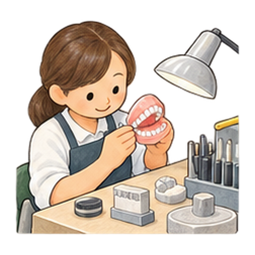 歯科技工士さんのイラスト