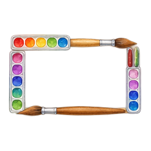 パレットのフレームのイラスト