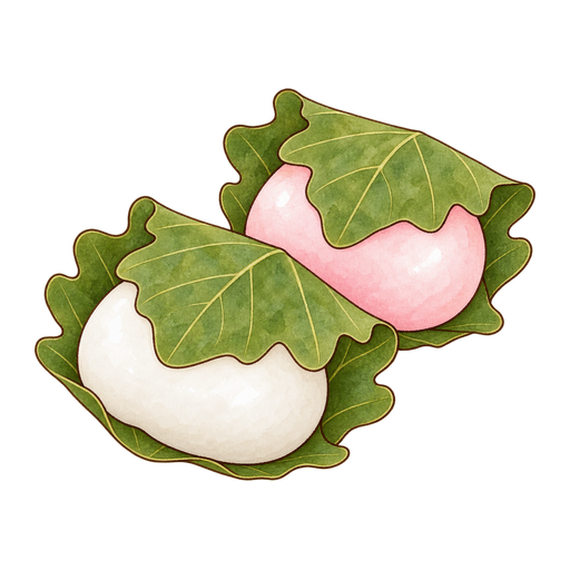 柏もちのイラスト