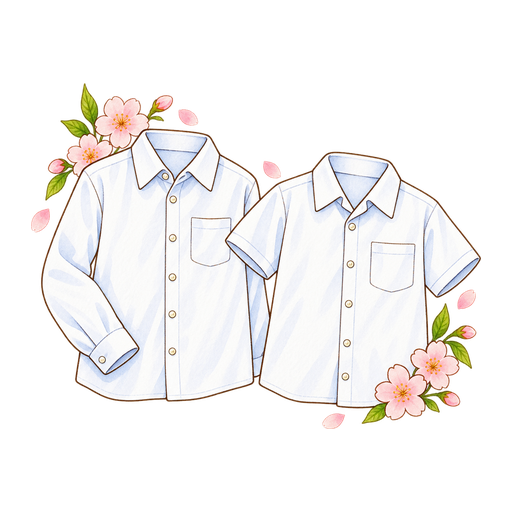 衣替えのイラスト