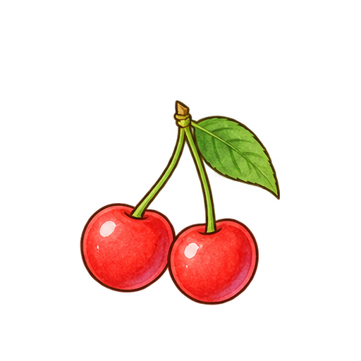 さくらんぼのイラスト