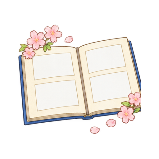卒業アルバムのイラスト