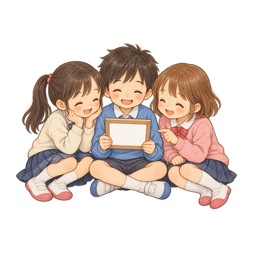 一年間の思い出のイラスト