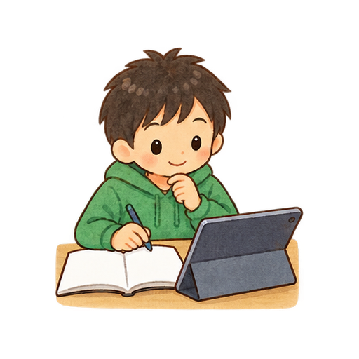 調べ学習のイラスト