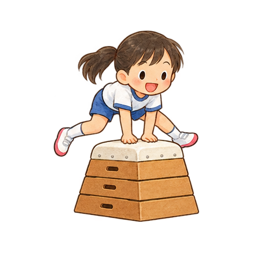 跳び箱のイラスト