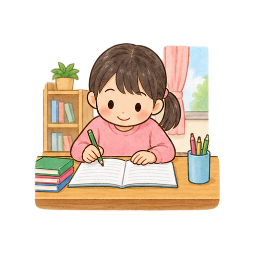 宿題のイラスト