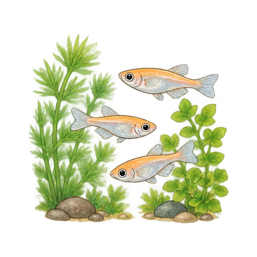 めだかのイラスト