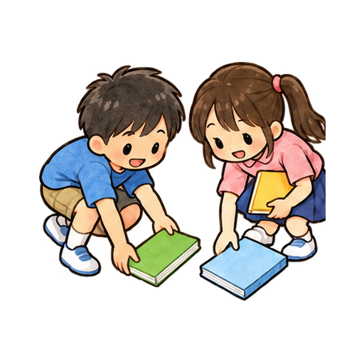 困った友だちを助けるのイラスト