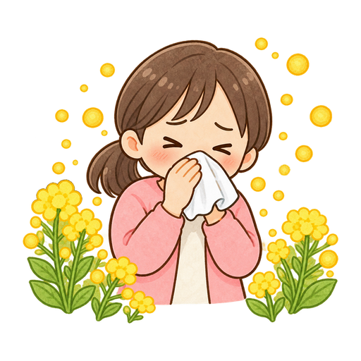 花粉症のイラスト