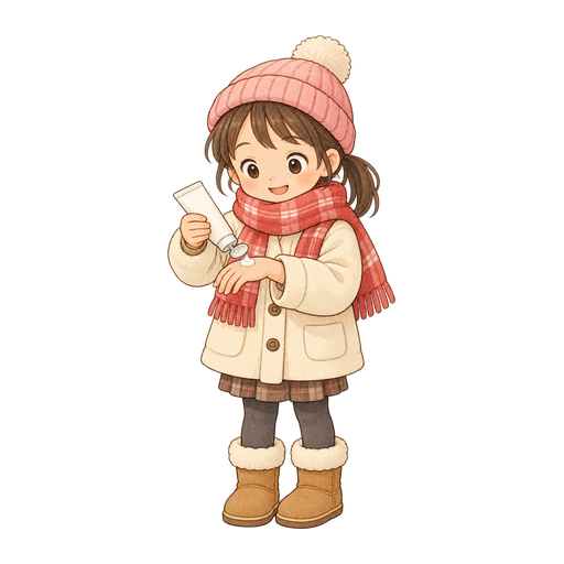 冬の乾燥対策のイラスト