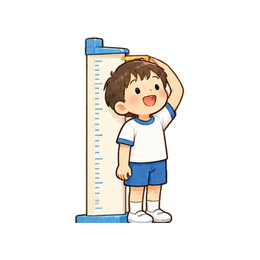 発育の記録のイラスト