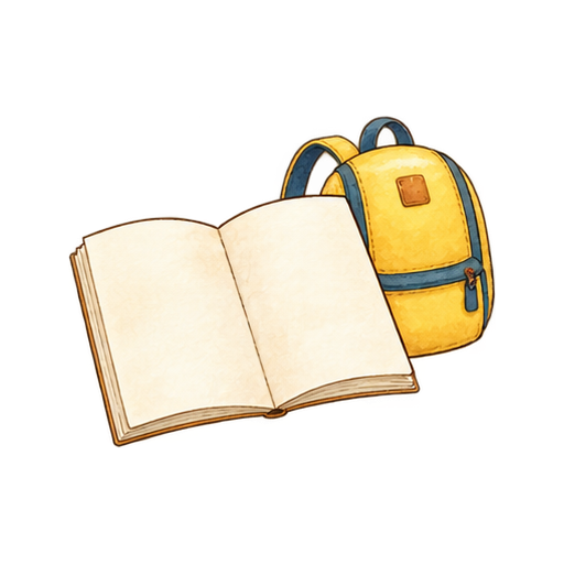 校外学習のしおりのイラスト