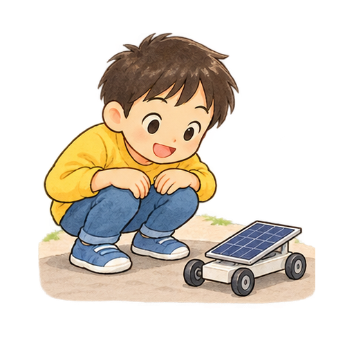 ソーラーカーのイラスト