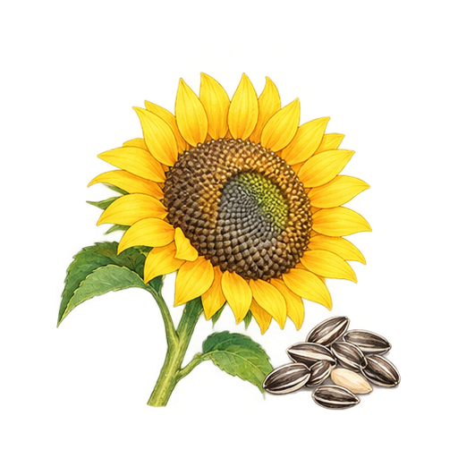 ひまわりの種のイラスト