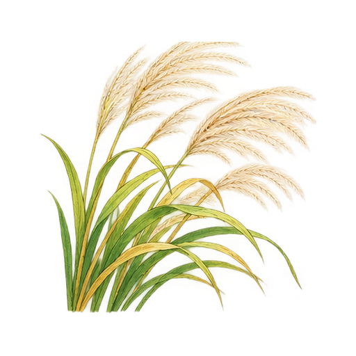 ススキの穂のイラスト