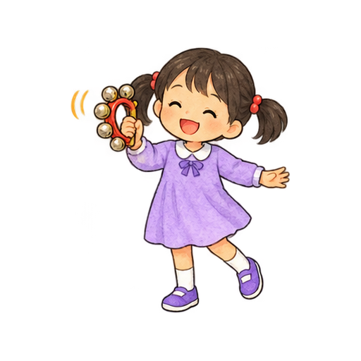 鈴を鳴らすのイラスト